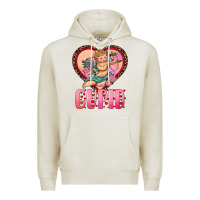 Oatmeal Heather cupid heart Premium Hoodie - RanaPortraitStore