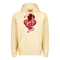 Pina Colada heart glass vase love tickets with rose Premium Hoodie - RanaPortraitStore