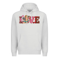 Dove Grey love cupid Premium Hoodie - RanaPortraitStore