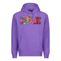 Purple love cupid Premium Hoodie - RanaPortraitStore