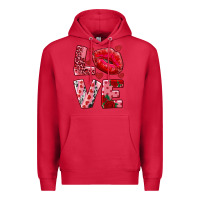 Cardinal love kiss Premium Hoodie - RanaPortraitStore
