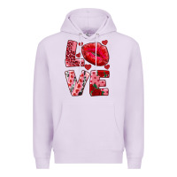 Lilac love kiss Premium Hoodie - RanaPortraitStore