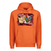 Carrot xoxo rooster and chicken Premium Hoodie - RanaPortraitStore