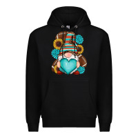 Black western football gnomes Premium Hoodie - RanaPortraitStore