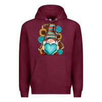 Burgundy western football gnomes Premium Hoodie - RanaPortraitStore