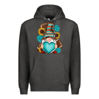 Charcoal Heather western football gnomes Premium Hoodie - RanaPortraitStore