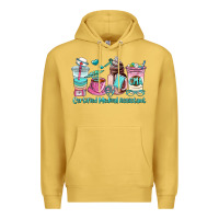 Antique Gold certified medical assistant coffee cup Premium Hoodie - AdoDesignShop