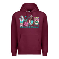 Burgundy certified medical assistant coffee cup Premium Hoodie - AdoDesignShop