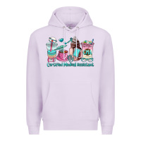 Lilac certified medical assistant coffee cup Premium Hoodie - AdoDesignShop