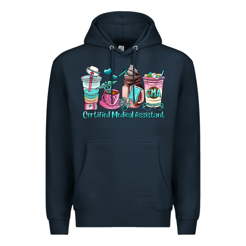 Certified Medical Assistant Coffee Cup Premium Hoodie by AdoDesignShop | Teevron