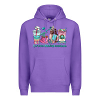 Purple certified medical assistant coffee cup Premium Hoodie - AdoDesignShop