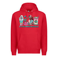 Red certified medical assistant coffee cup Premium Hoodie - AdoDesignShop