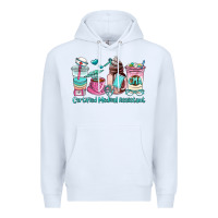 White certified medical assistant coffee cup Premium Hoodie - AdoDesignShop