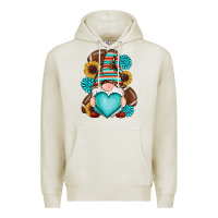 Oatmeal Heather western football gnomes Premium Hoodie - RanaPortraitStore