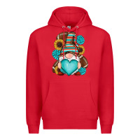 Red western football gnomes Premium Hoodie - RanaPortraitStore