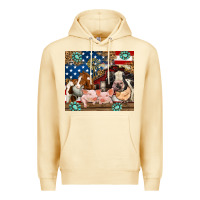 Pina Colada American farm animals Premium Hoodie - RanaPortraitStore