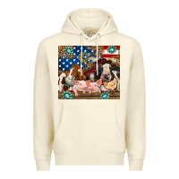 Sandshell American farm animals Premium Hoodie - RanaPortraitStore
