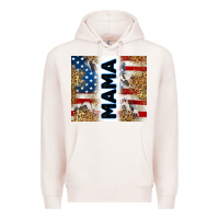 Pale Pink American mama Premium Hoodie - RanaPortraitStore