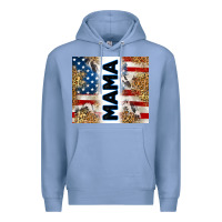 Colony Blue American mama Premium Hoodie - RanaPortraitStore