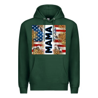 Sports Green American mama Premium Hoodie - RanaPortraitStore