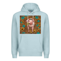 Blue Mist baby pig Premium Hoodie - RanaPortraitStore