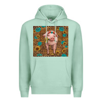 Seafoam baby pig Premium Hoodie - RanaPortraitStore
