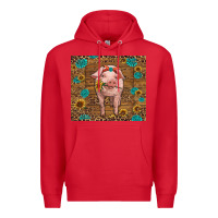 Red baby pig Premium Hoodie - RanaPortraitStore