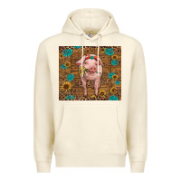 Sandshell baby pig Premium Hoodie - RanaPortraitStore