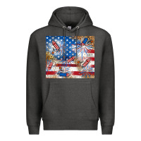 Charcoal Heather American Premium Hoodie - RanaPortraitStore