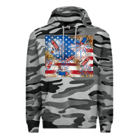 Slate Camo American Premium Hoodie - RanaPortraitStore