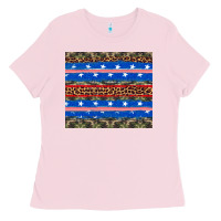 Bubblegum Pink armed forces day Ladies Tee - Artiststas