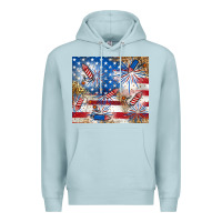 Blue Mist American Premium Hoodie - RanaPortraitStore