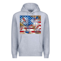 Heather Grey American Premium Hoodie - RanaPortraitStore