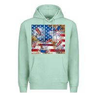 Seafoam American Premium Hoodie - RanaPortraitStore