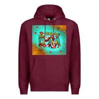Burgundy birthday diva Premium Hoodie - RanaPortraitStore