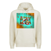 Oatmeal Heather birthday diva Premium Hoodie - RanaPortraitStore
