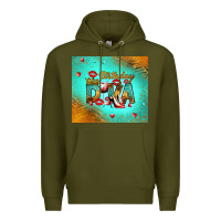Army Green birthday diva Premium Hoodie - RanaPortraitStore