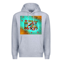 Heather Grey birthday diva Premium Hoodie - RanaPortraitStore