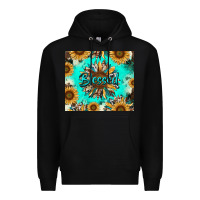 Black blessed sunflowers Premium Hoodie - RanaPortraitStore