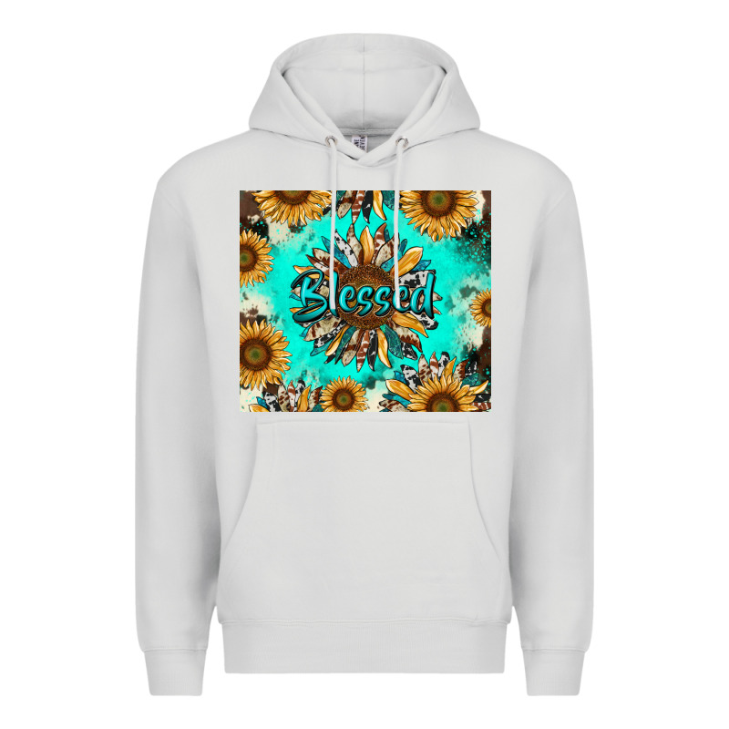 Blessed Sunflowers Premium Hoodie by RanaPortraitStore | Teevron