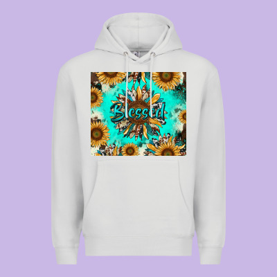 Premium Hoodie blessed sunflowers