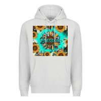Dove Grey blessed sunflowers Premium Hoodie - RanaPortraitStore
