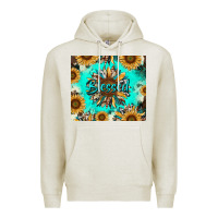 Oatmeal Heather blessed sunflowers Premium Hoodie - RanaPortraitStore