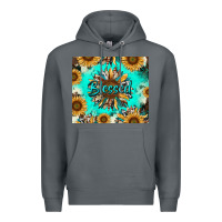 Rock blessed sunflowers Premium Hoodie - RanaPortraitStore