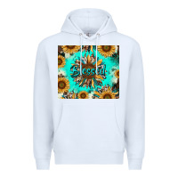 White blessed sunflowers Premium Hoodie - RanaPortraitStore