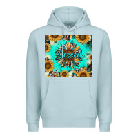 Blue Mist blessed sunflowers Premium Hoodie - RanaPortraitStore