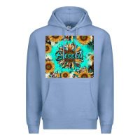Colony Blue blessed sunflowers Premium Hoodie - RanaPortraitStore