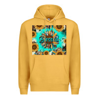 Mustard blessed sunflowers Premium Hoodie - RanaPortraitStore