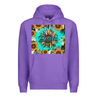 Purple blessed sunflowers Premium Hoodie - RanaPortraitStore