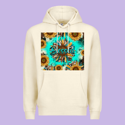 Premium Hoodie blessed sunflowers